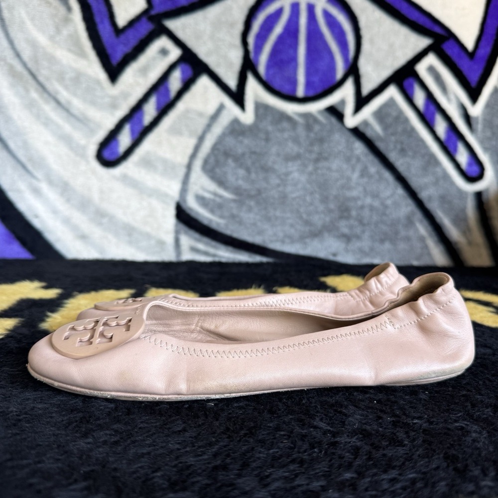 Size 9m - Tory Burch Minnie Travel Pink Ballet Flats